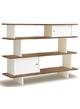 Mini Library  White/Walnut